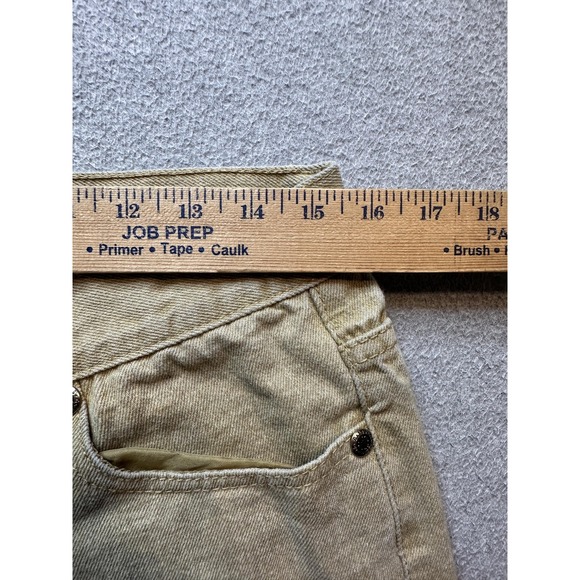 GS115 Jeans Mens 32x31 Tan Khaki Straight Leg 100% Cotton Denim Casual 5 Pocket - Picture 12 of 16